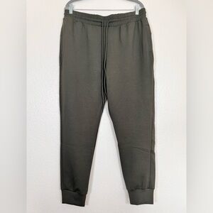 Rae Mode dark olive green joggers, size 2X
